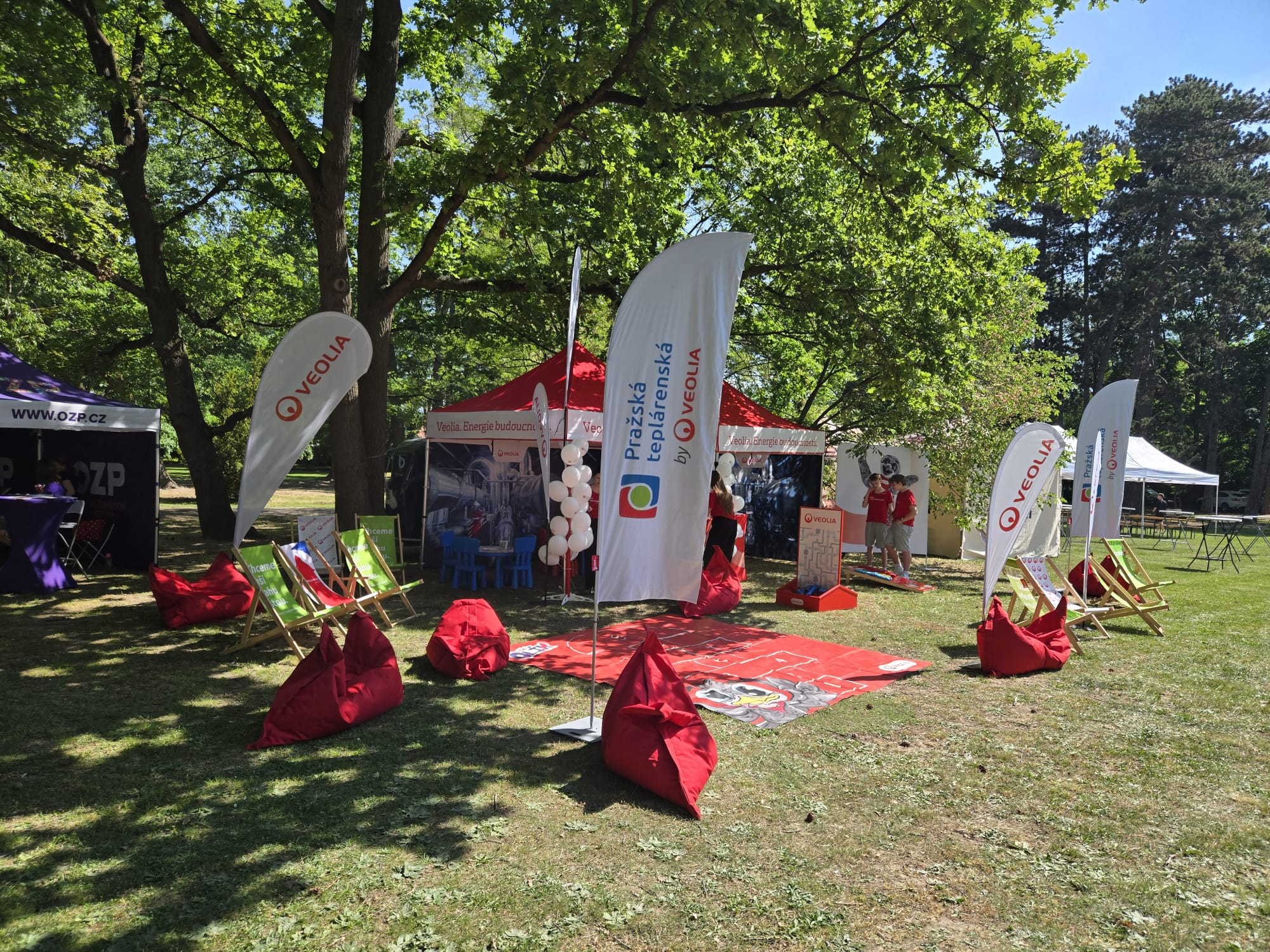 Eventová zóna Veolia v městském parku